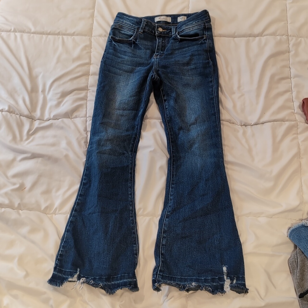 Kancan signature youth mid rise flares 14
